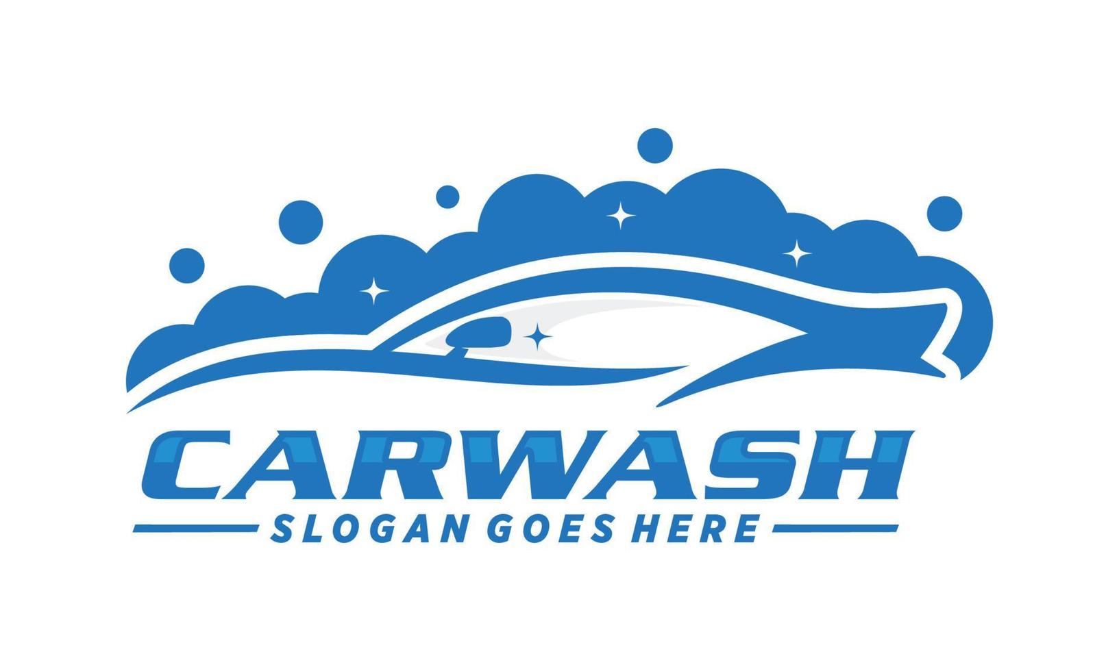 Car wash logo design vector