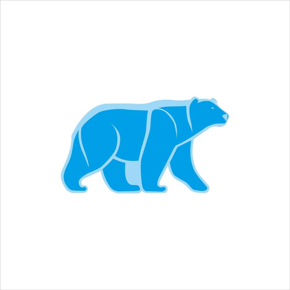 polar bear blue freeze vector logo 22176205 Vector Art at Vecteezy