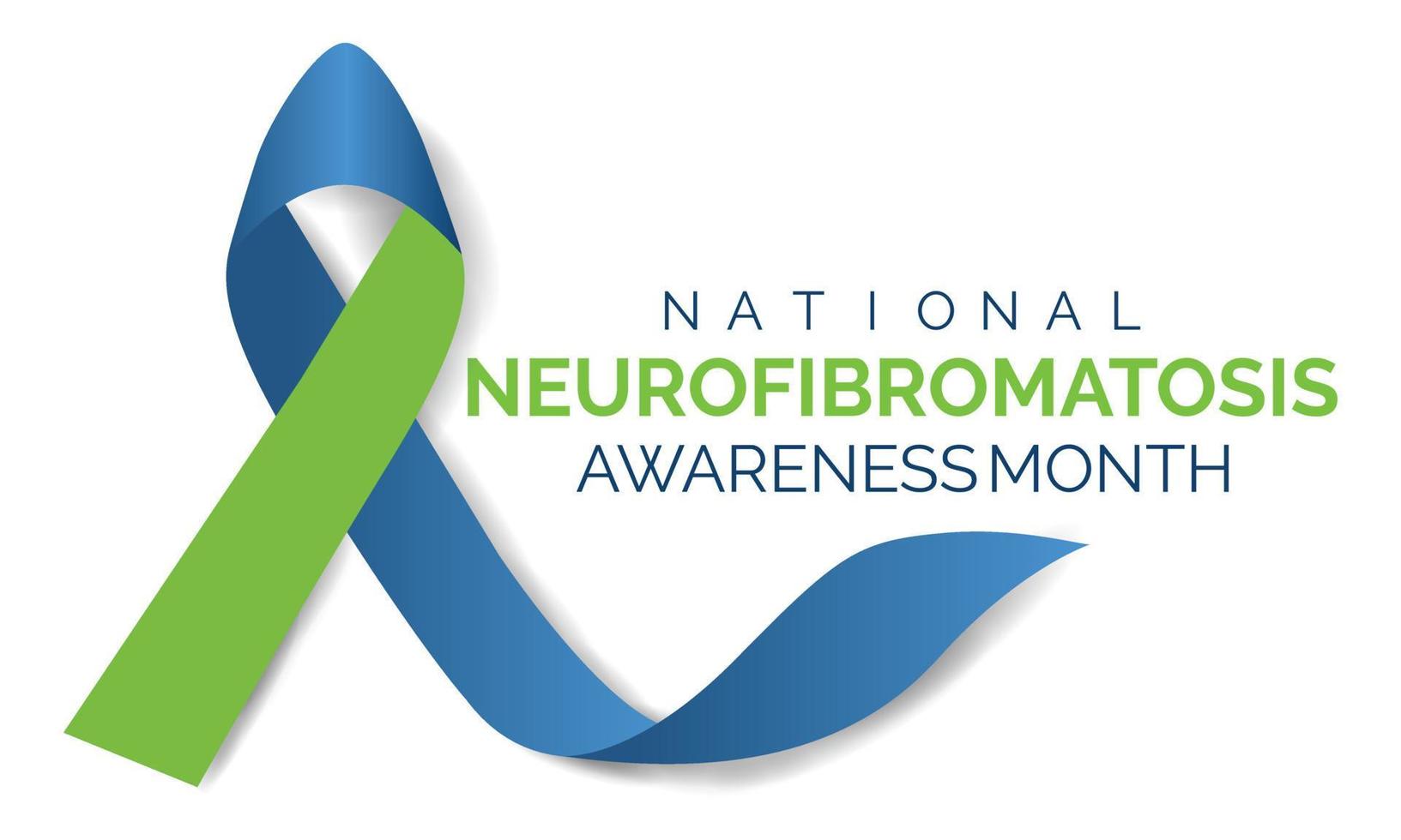 National Neurofibromatosis awareness day observed during the month of May every year. Banner poster design . vector