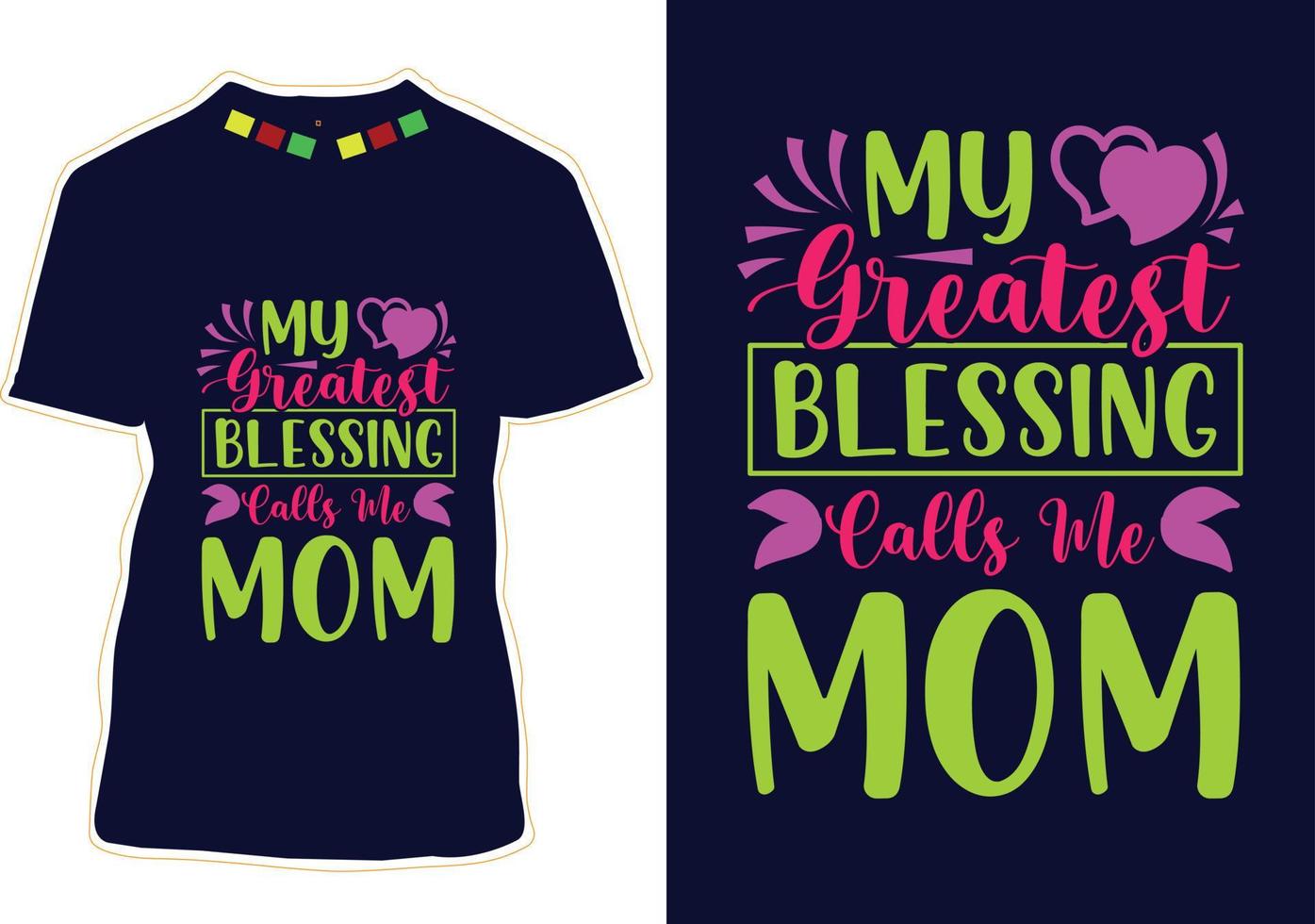 Happy Mothers Day T-shirt Design vector