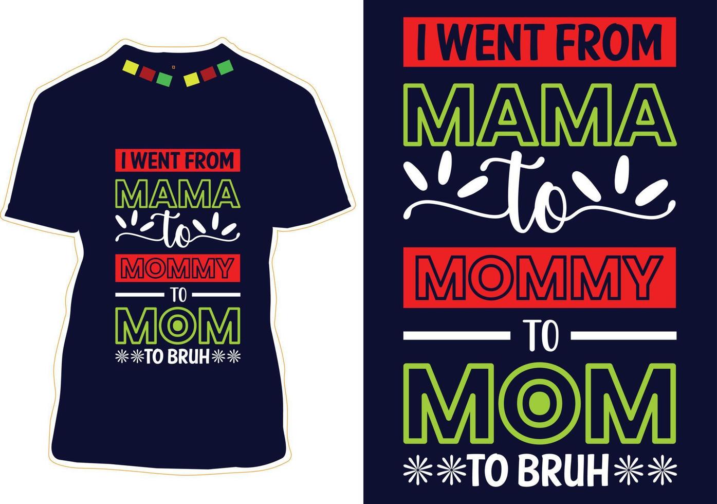 Happy Mothers Day T-shirt Design vector