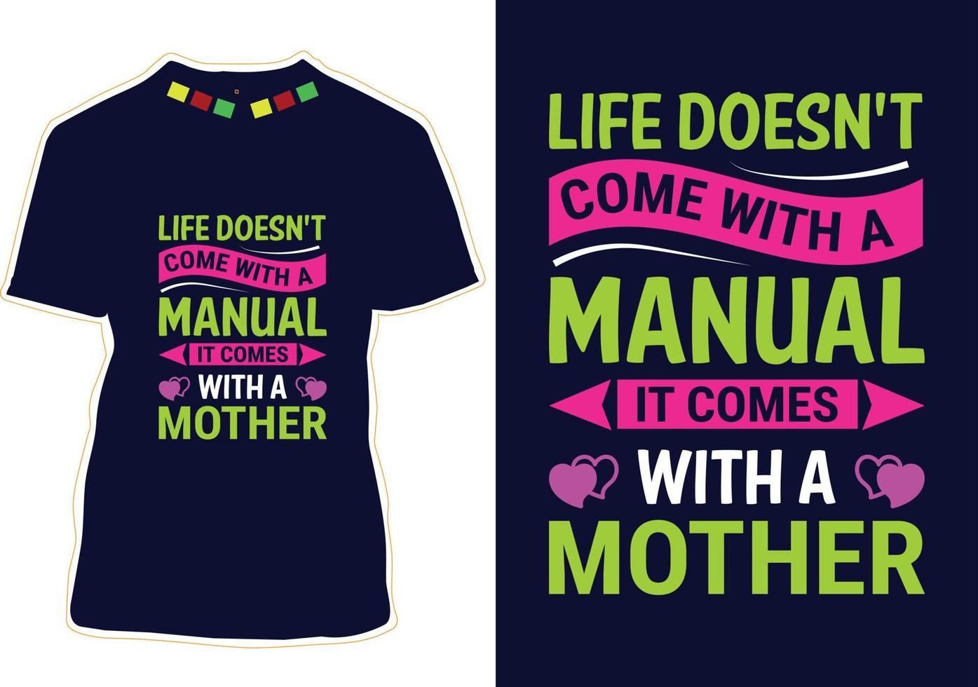 Happy Mothers Day T-shirt Design vector