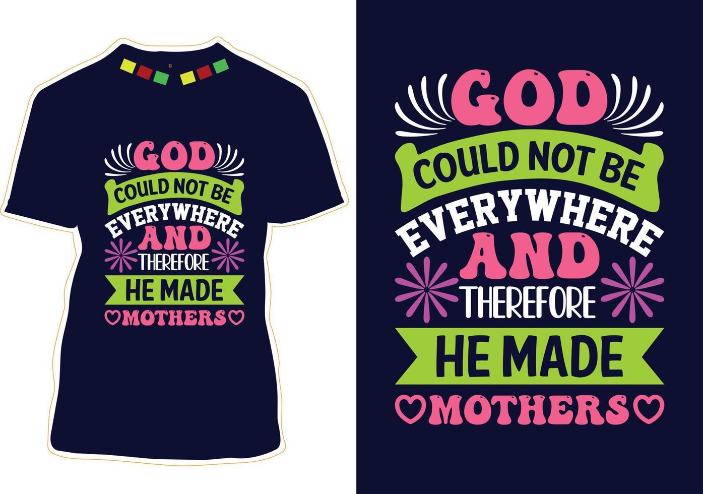 Happy Mothers Day T-shirt Design vector