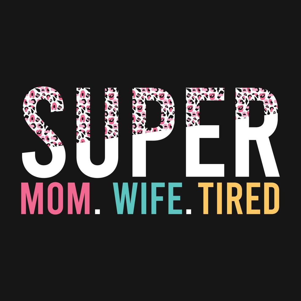 Retro Mom Vector T-Shirt Design