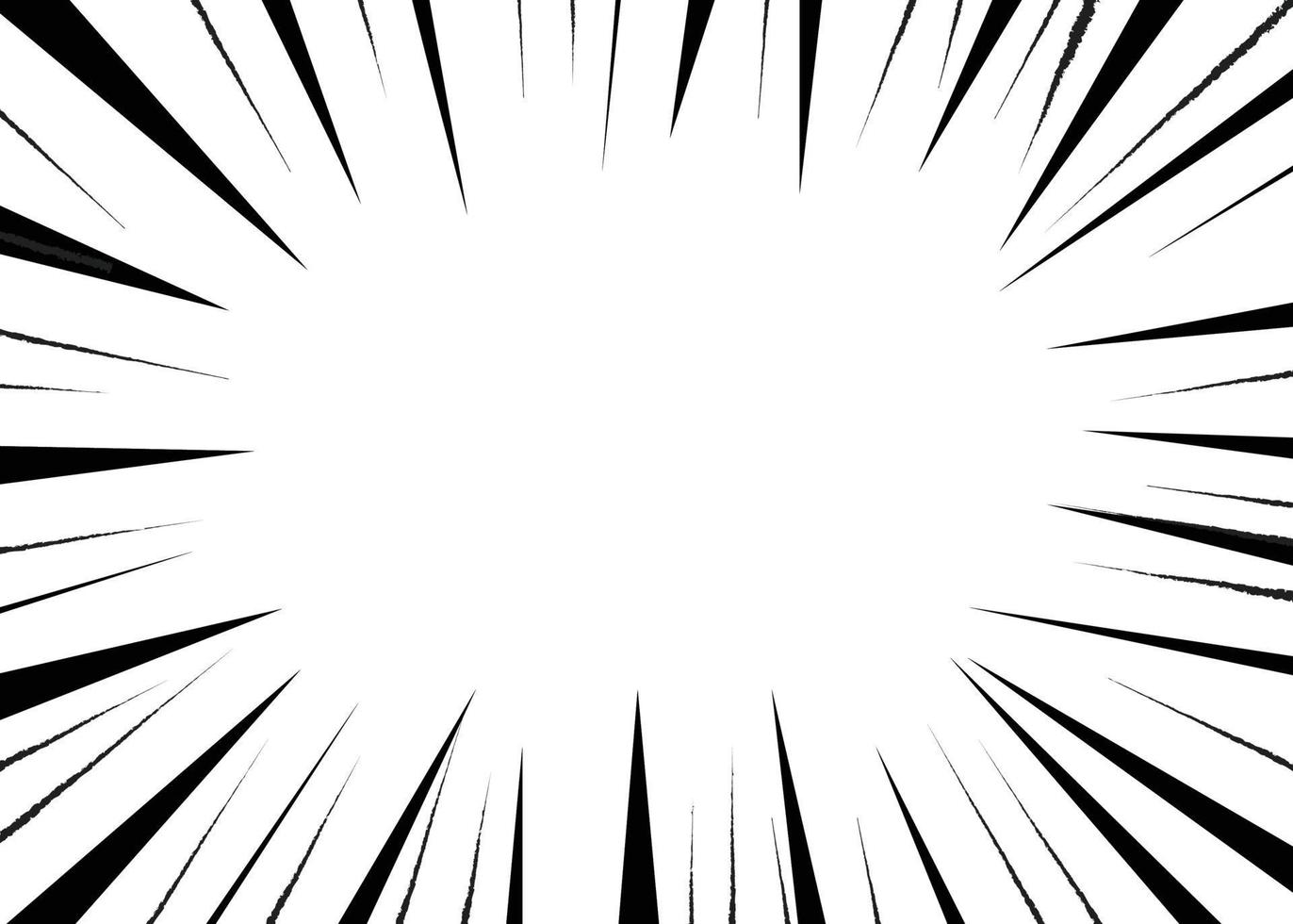 Comic sunburst illustration.Abstract cartoon pattern vector
