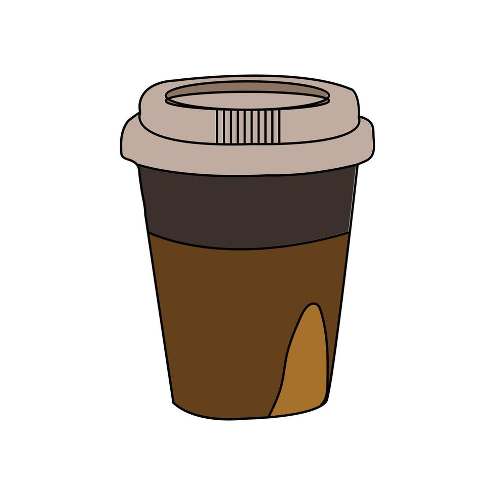 Coffee Cup Icon Illustration Vector Graphic