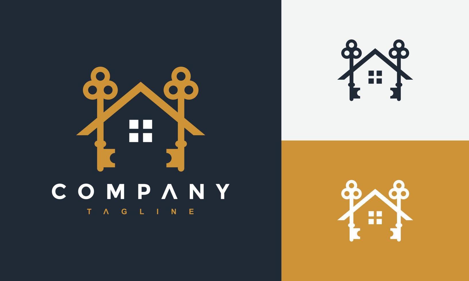 home key logo vector