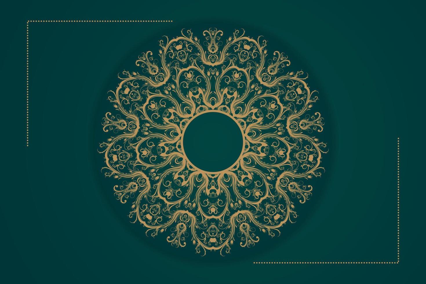 Luxury mandala background with golden arabesque pattern arabic islamic east style.decorative mandala for print, poster, cover, brochure, flyer, banner vector