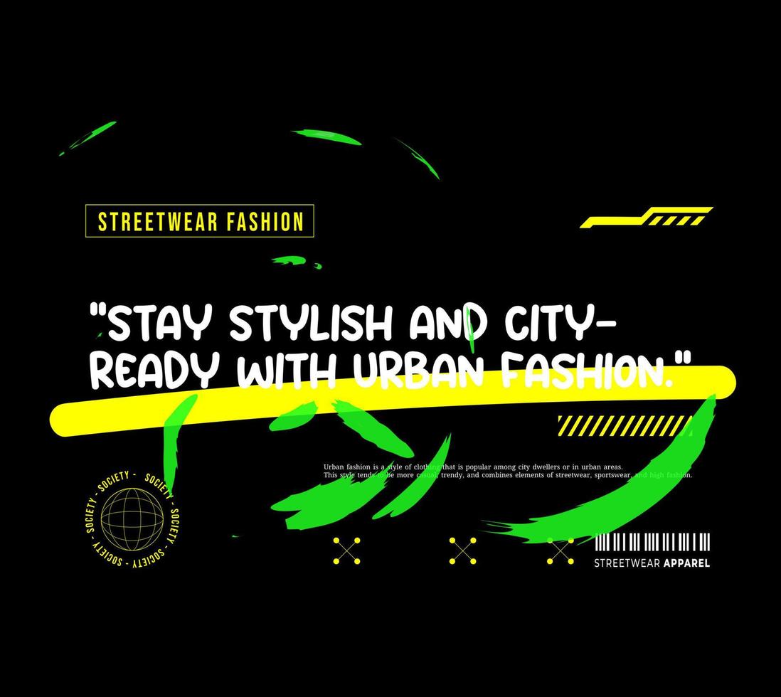Urban Style Design, Graffiti Art, Streetwear and Typography. For Screen Printing Designs for T-shirts, Jackets and Sweaters. vector