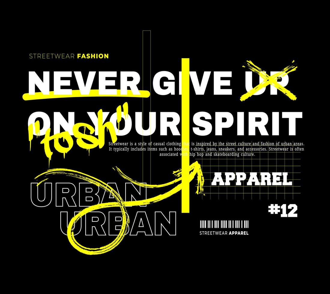 urbano estilo diseño, pintada arte, ropa de calle y tipografía. para pantalla impresión diseños para camisetas, chaquetas y suéteres vector