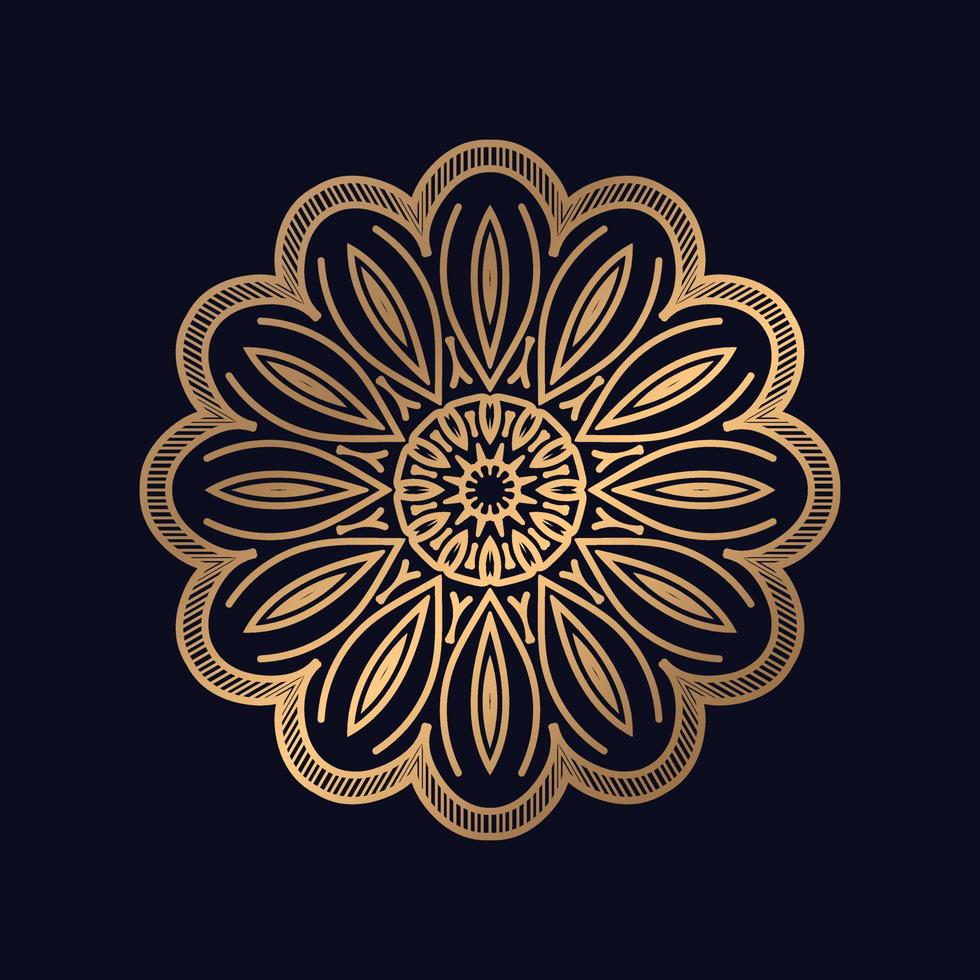 Luxury mandala design background. vector