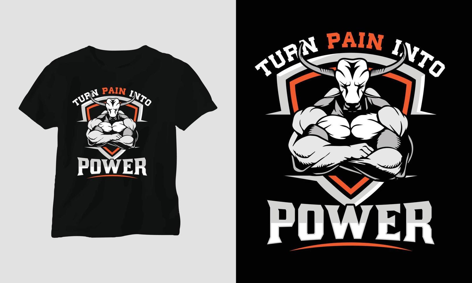 Gym Lover t-shirt design with bodybuilders illustration vector