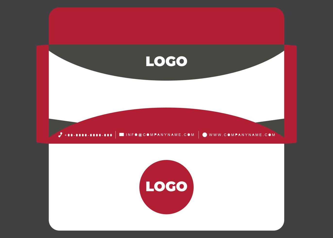 Regular envelope design vector