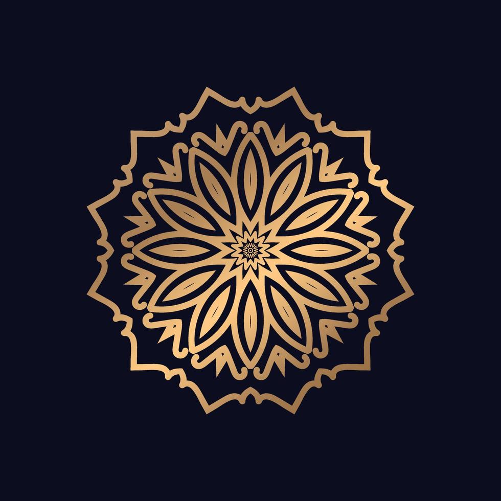 lujo resumen ornamental mandala diseño antecedentes vector