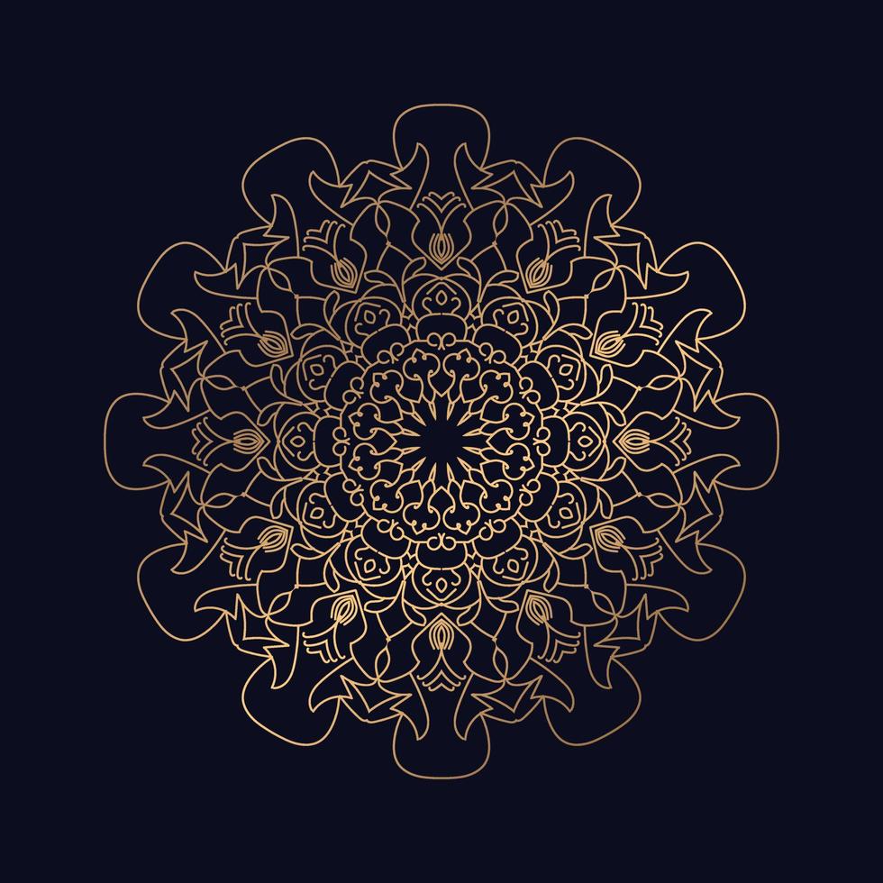 elegante único mandala diseño antecedentes. vector