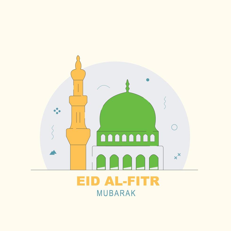 eid social medios de comunicación diseño . eid bandera . eid antecedentes. islámico antecedentes vector