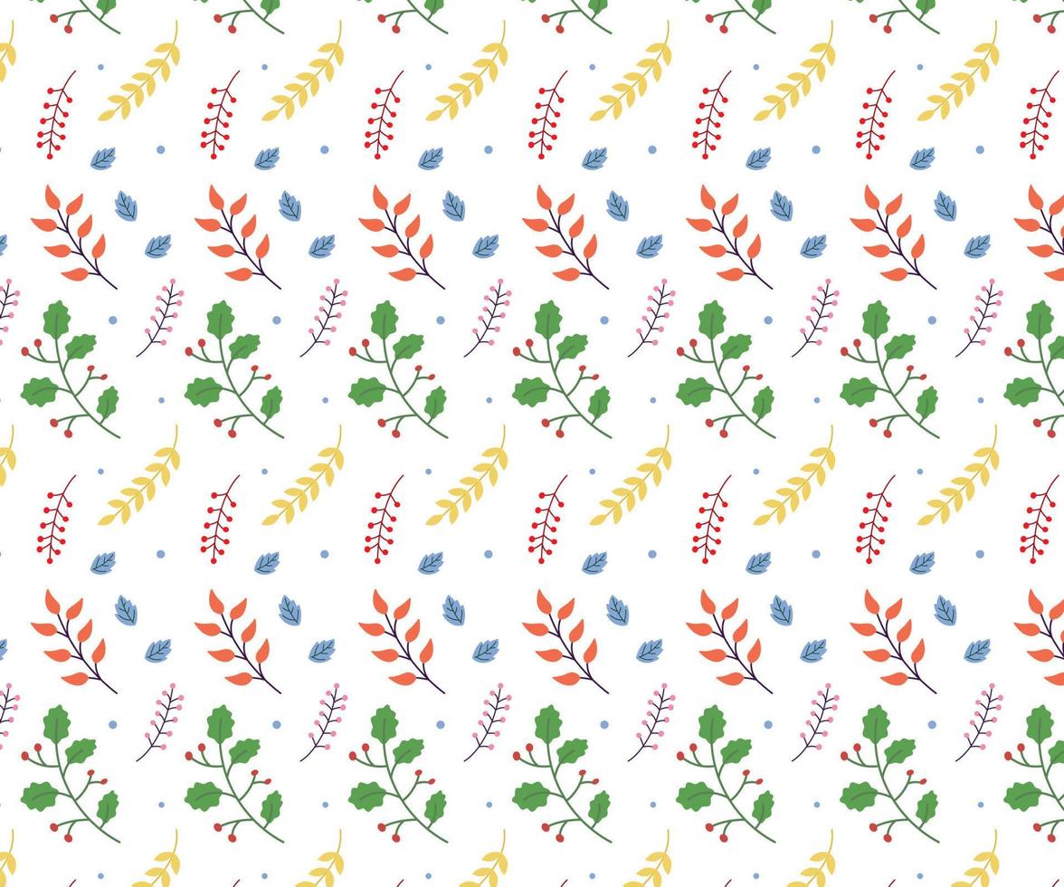 Colorful floral seamless pattern. cool for scrapbook, cover and label. cute and simple design. Find fill pattern on swatches vector