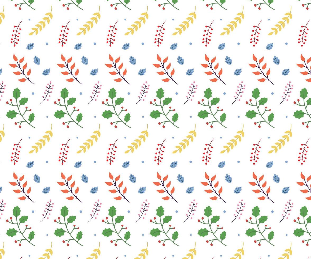 Colorful floral seamless pattern. cool for scrapbook, cover and label. cute and simple design. Find fill pattern on swatches vector