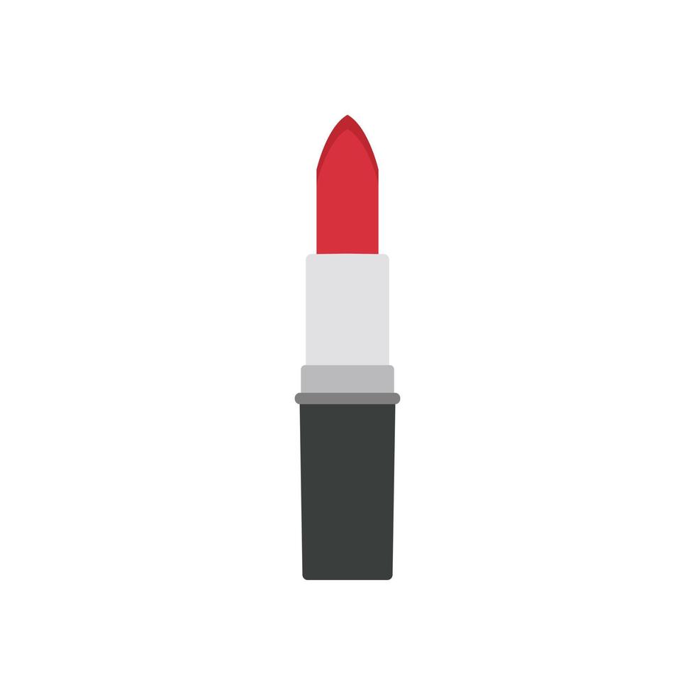 Lipstick flat design vector illustration isolated on white background