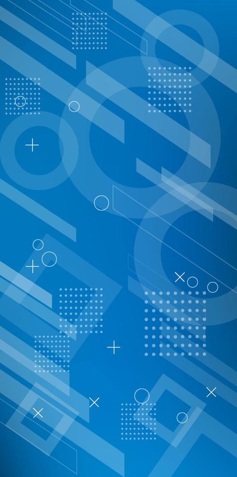 blue abstract geometric dynamic  for business finance and technology background vector