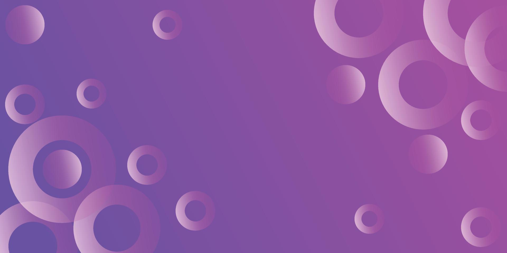 Minimal geometric background. Purple elements with fluid gradient. Dynamic shapes composition vector