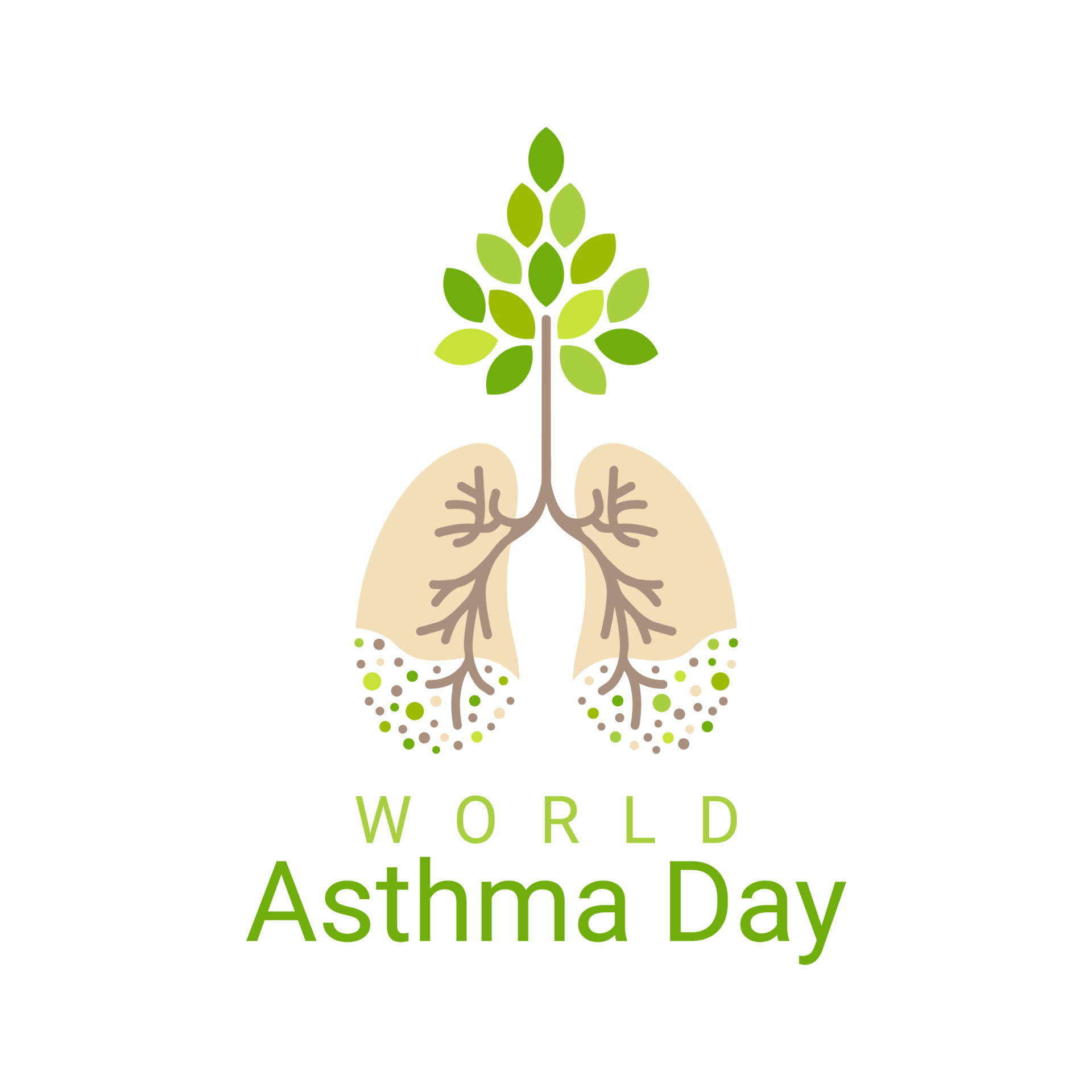 world asthma day poster template vector stock 22179248 Vector Art at ...