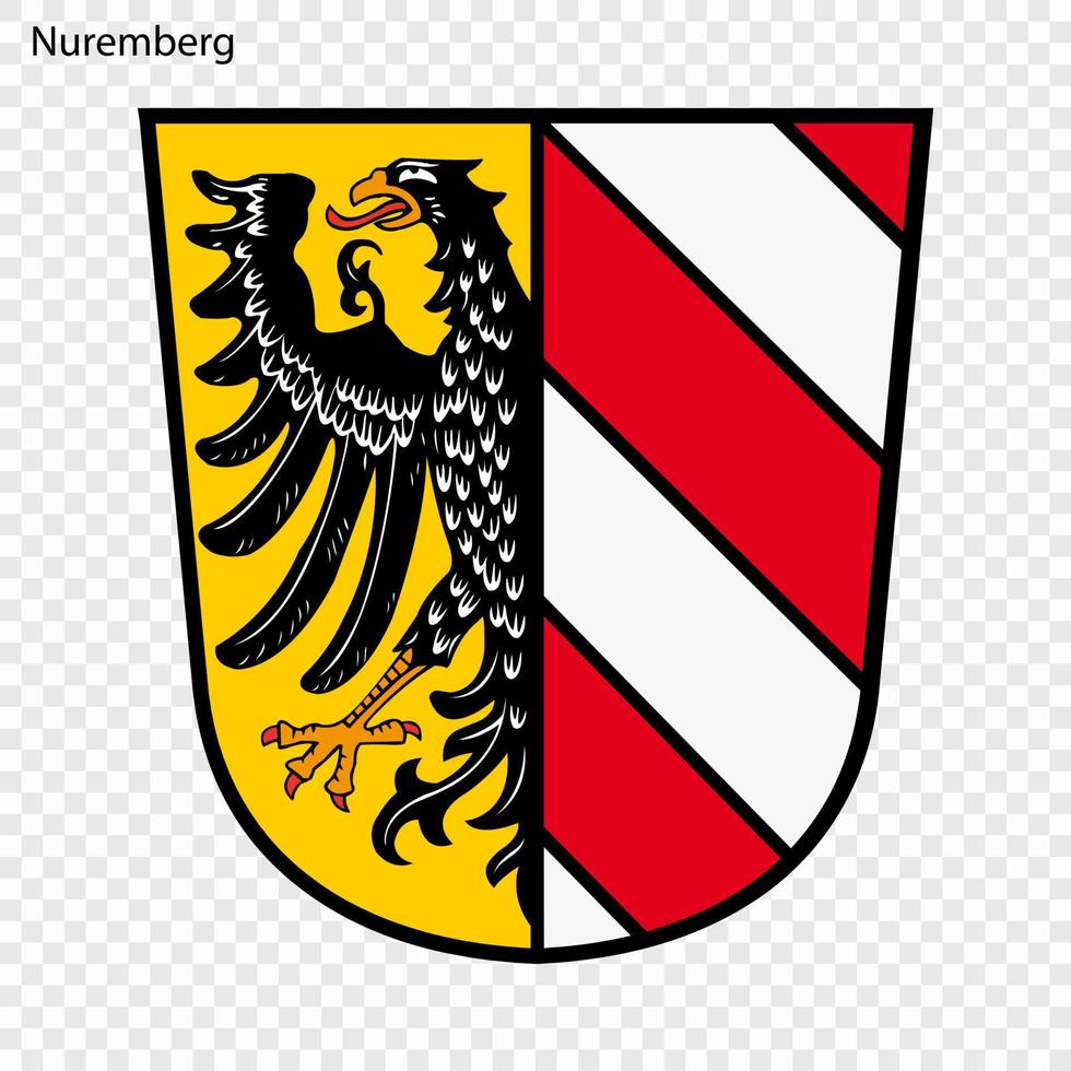 emblema de Nuremberg vector
