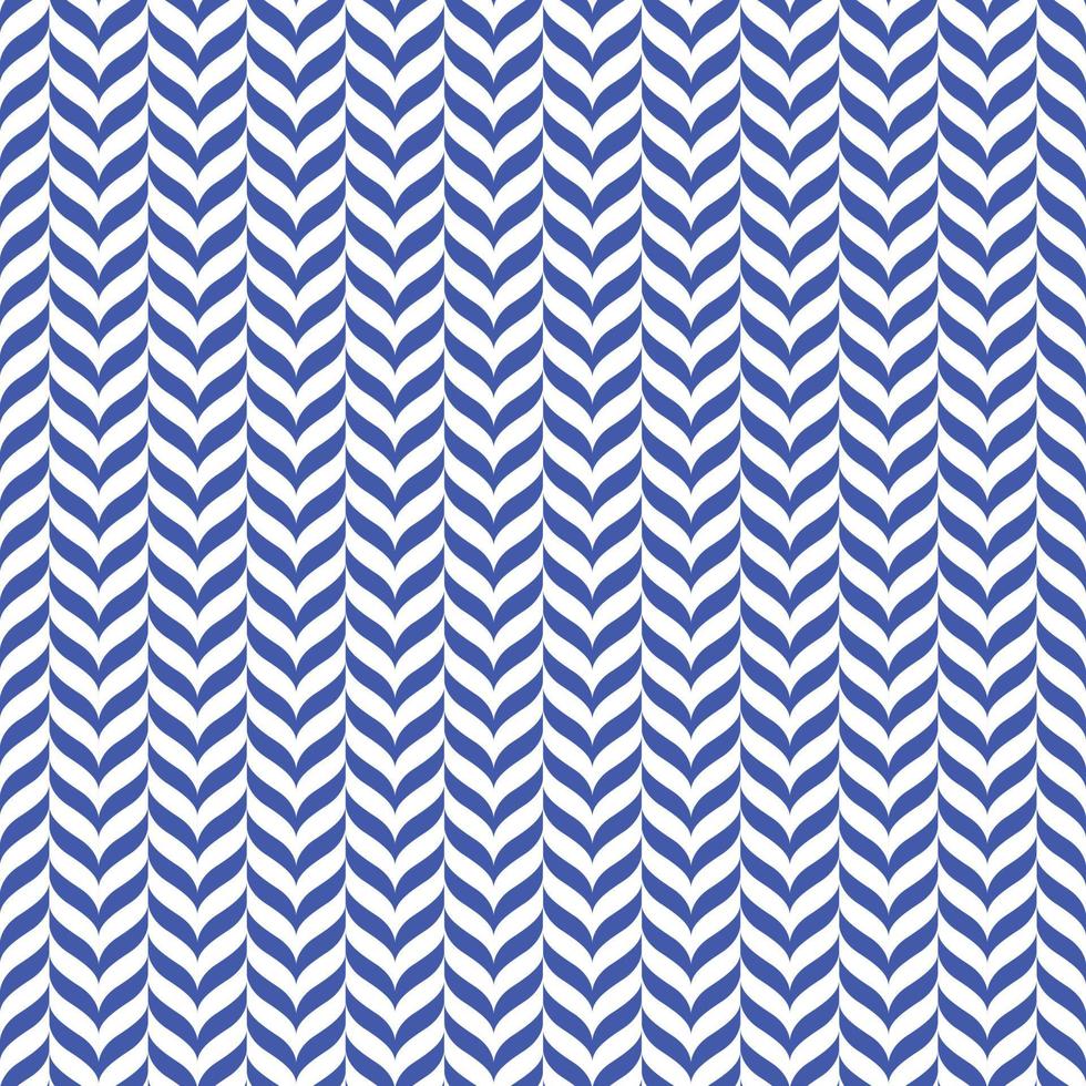 Herringbone abstract background. Blue colors seamless pattern with chevron diagonal lines. vector