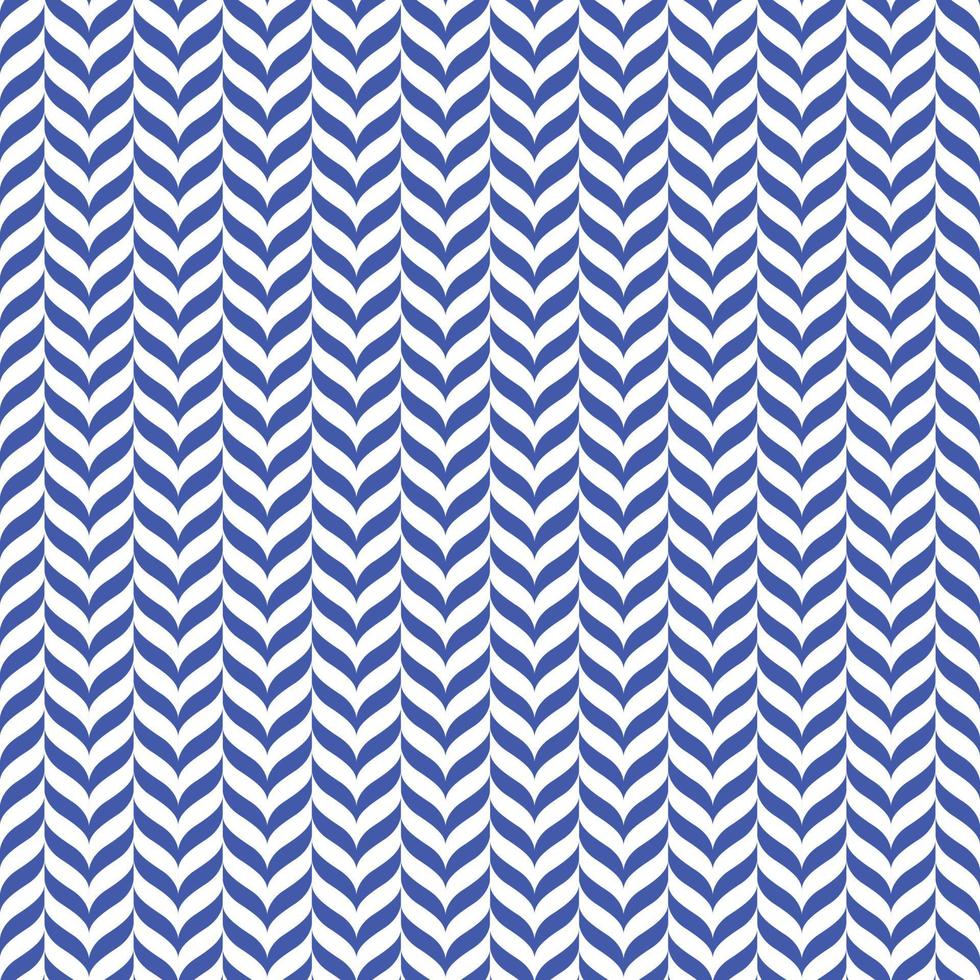 Herringbone abstract background. Blue colors seamless pattern with chevron diagonal lines. vector