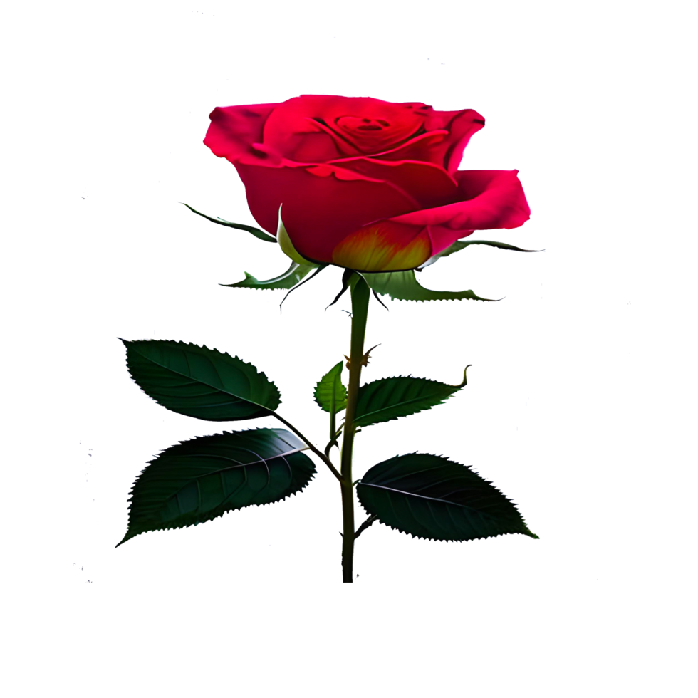 Naturel rouge Rose fleur png