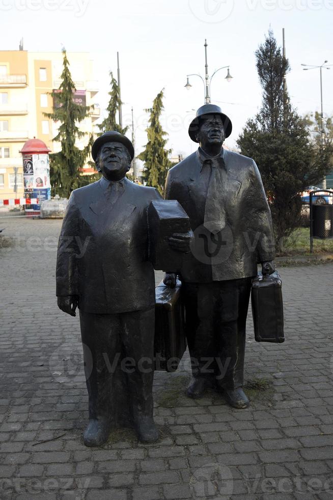 Monument to Kargul and Pawlak in Torun photo