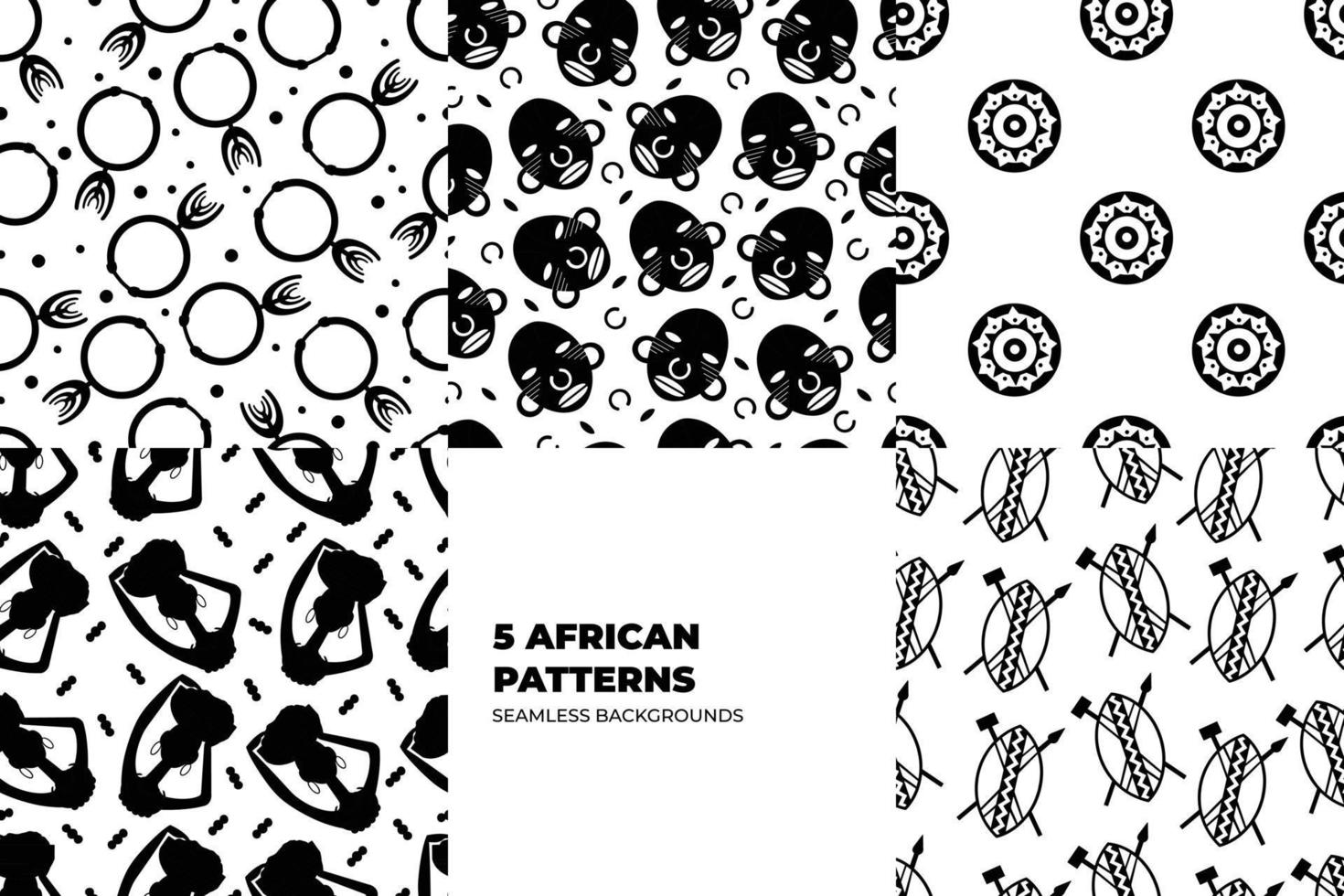 africano antecedentes conjunto vector