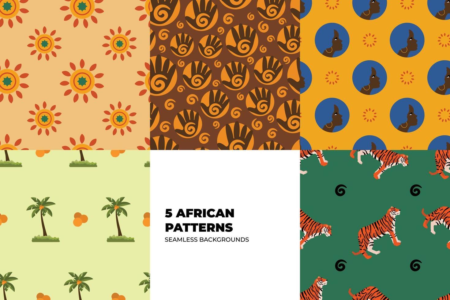 African navajo pattern set. tribal art designs ikat Aztec oriental traditional design for background set. Ikat is produced in many traditional textile centres around the world. vector