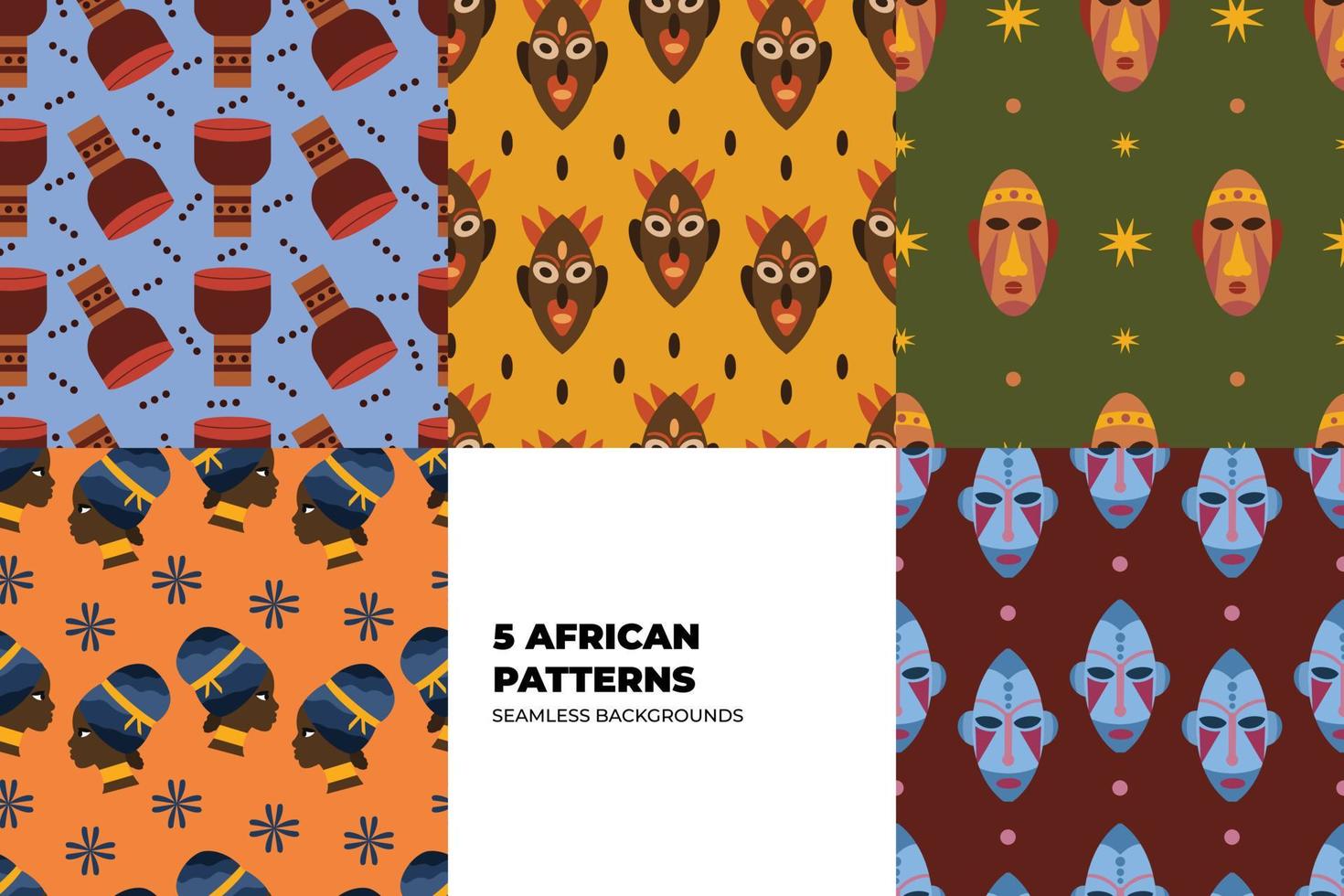 Ethnic navajo pattern set. Tribal art designs ikat Aztec oriental traditional design for backgrounds. Ikat is produced in many traditional textile centres around the world, including India. vector