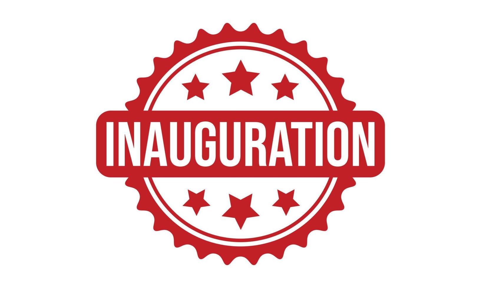 Inauguration Rubber Stamp. Inauguration Grunge Stamp Seal Vector