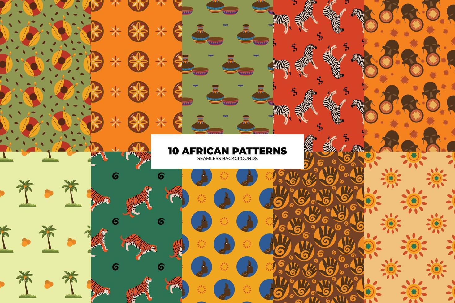 African navajo pattern set. tribal art designs ikat Aztec oriental traditional design for background set. Ikat is produced in many traditional textile centres around the world. vector