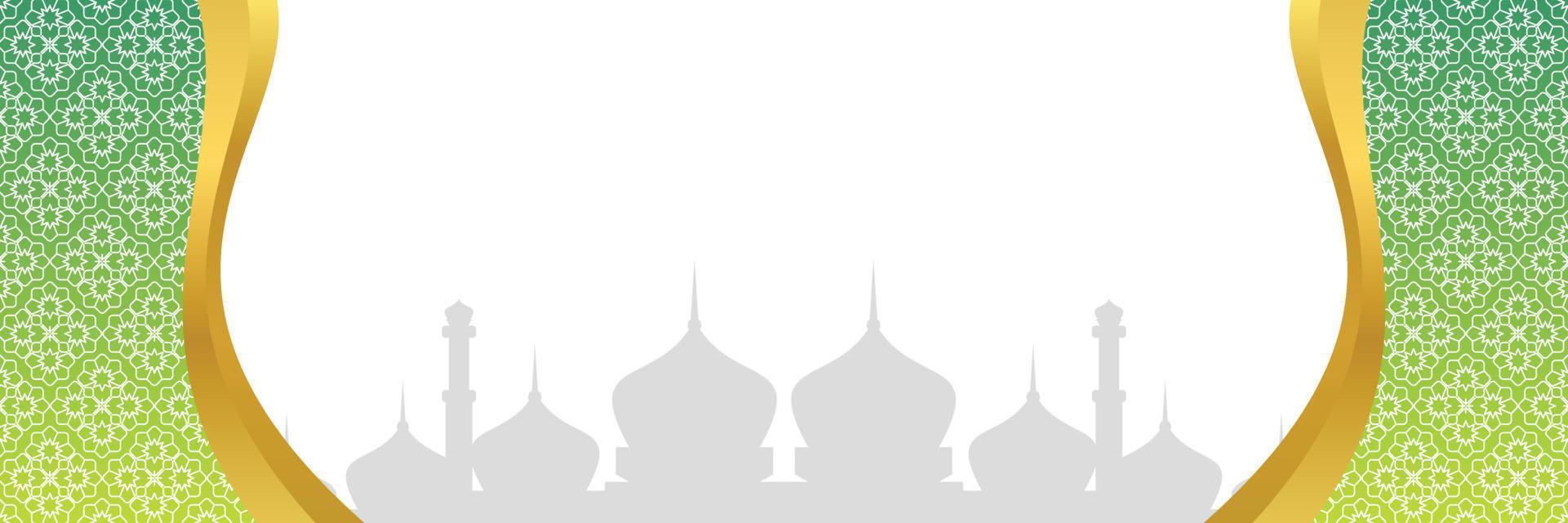 Islamic background, with mandala ornament and mosque silhouette. vector template for banners, greeting cards for Islamic holidays, eid al fitr, ramadhan, eid al adha