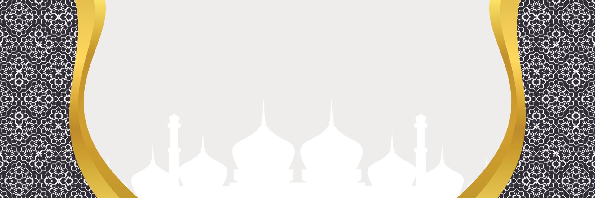 Islamic background, with mandala ornament and mosque silhouette. vector template for banners, greeting cards for Islamic holidays, eid al fitr, ramadhan, eid al adha