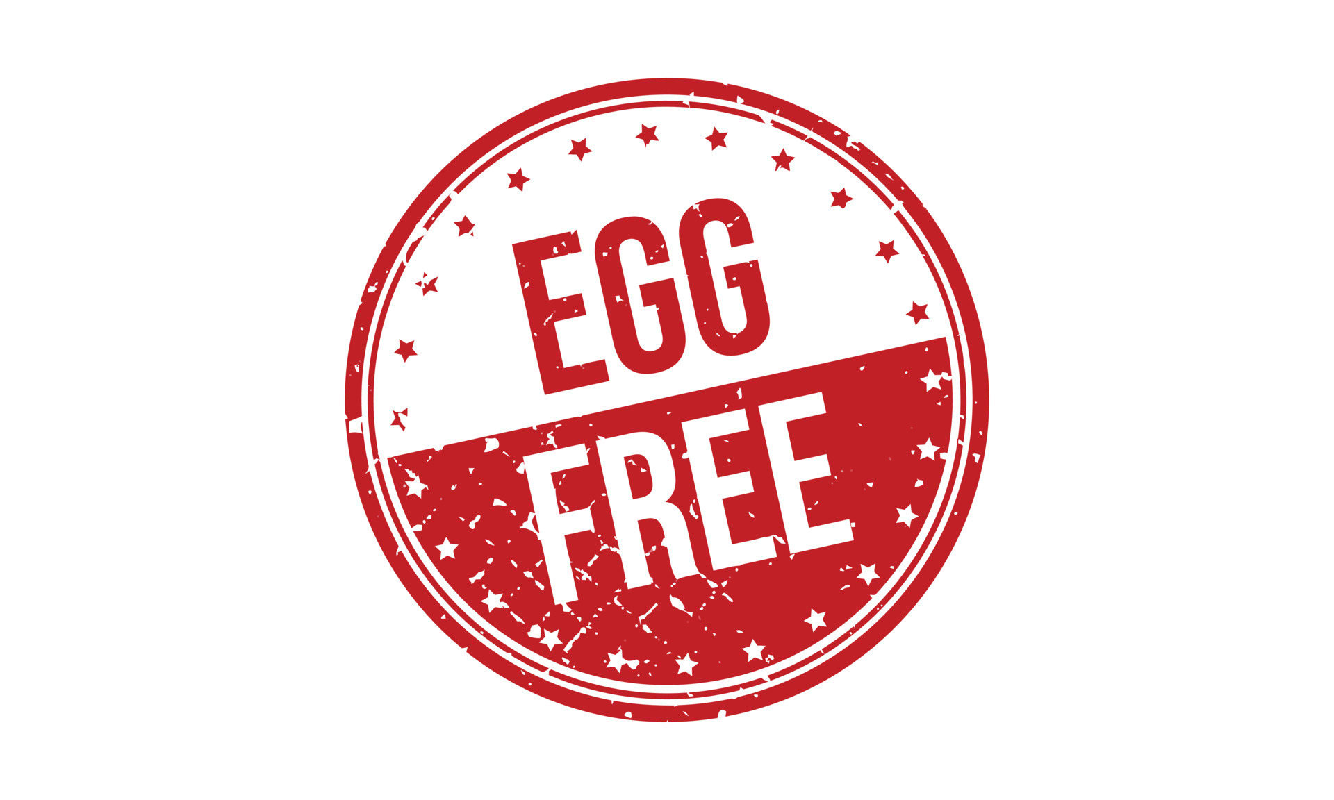 Egg Free Rubber Stamp. Egg Free Grunge Stamp Seal Vector Illustration