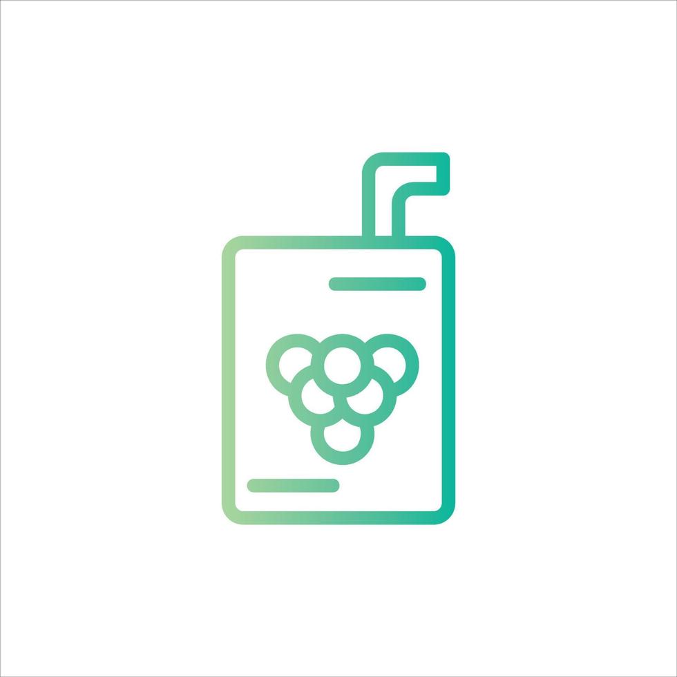juice icon with isolated vektor and transparent background vector