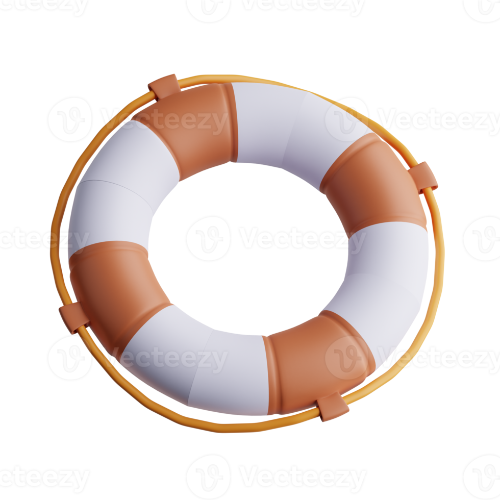 lifebuoy travel kit 3D Illustration png