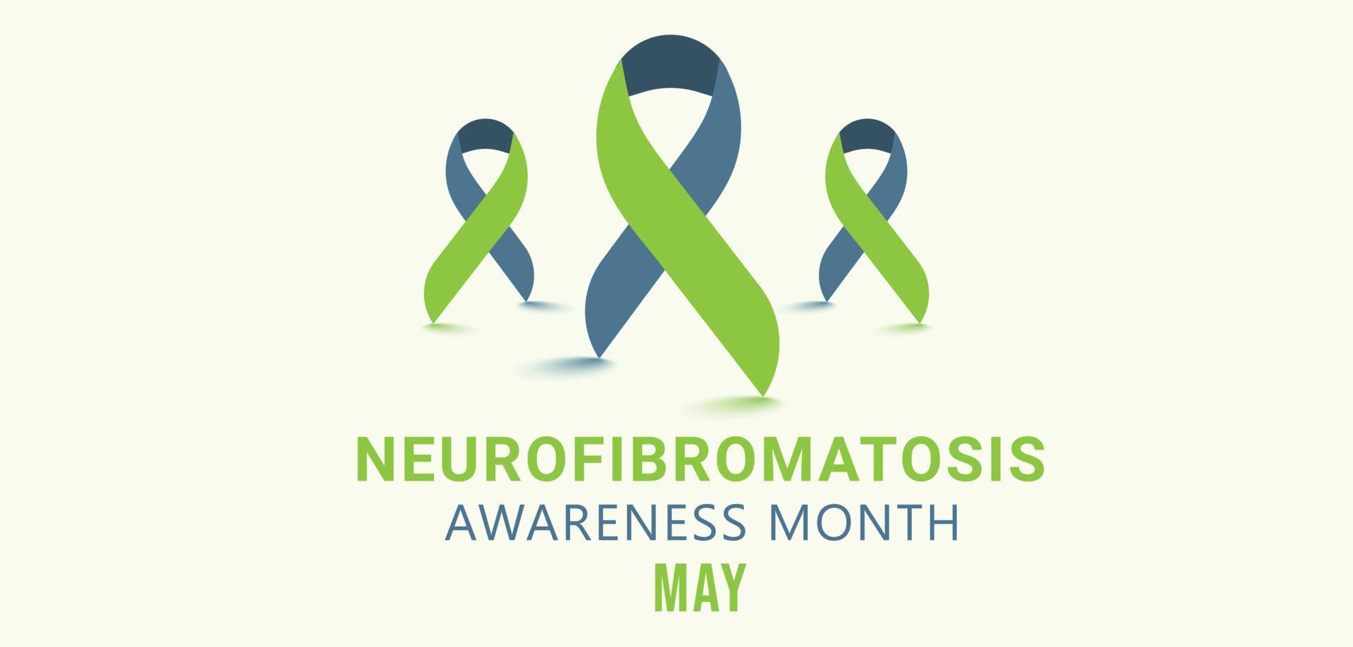 neurofibromatosis conciencia mes. modelo para fondo, bandera, tarjeta, póster. vector ilustración.