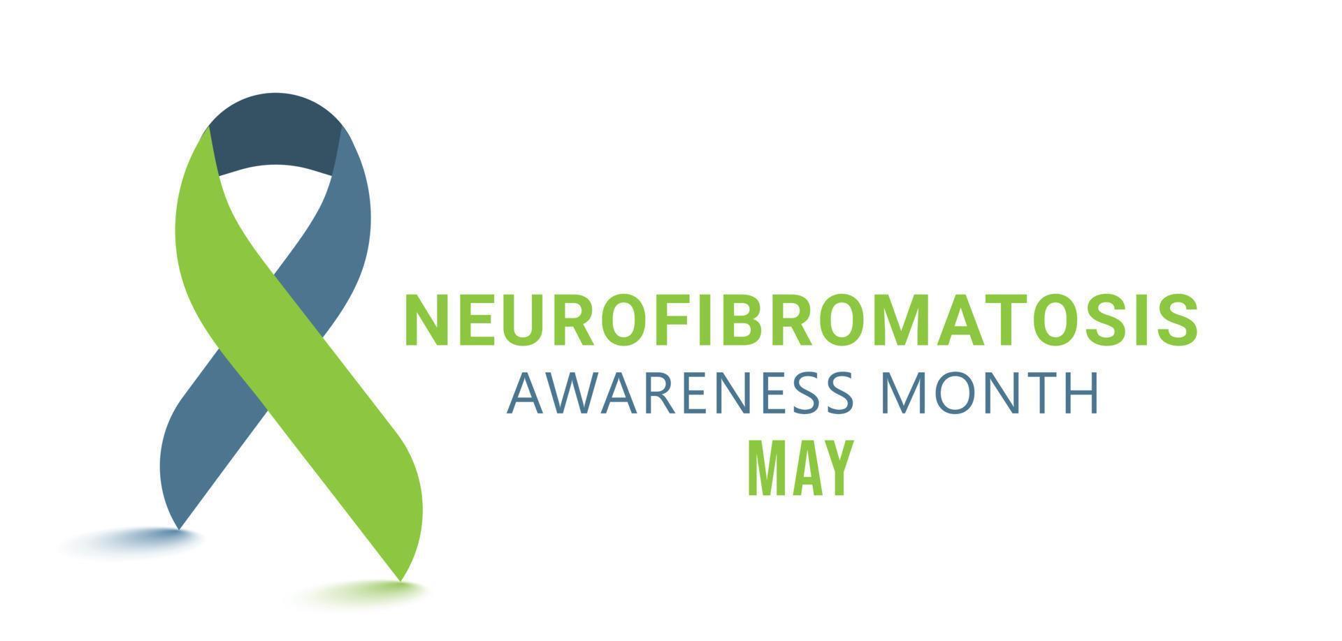 neurofibromatosis conciencia mes. modelo para fondo, bandera, tarjeta, póster. vector ilustración.