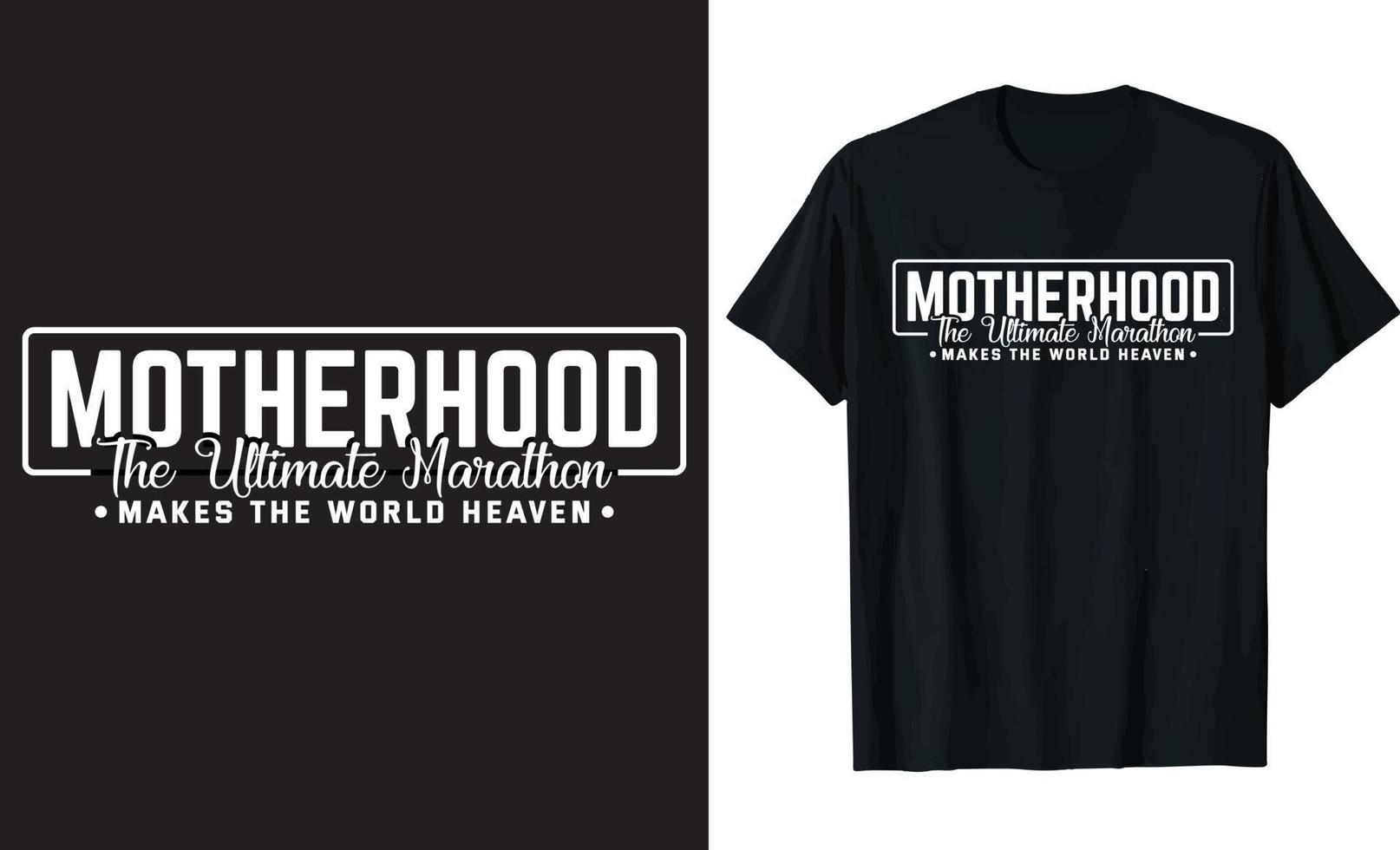 maternidad el último maratón gracioso mamá amante de la madre día camiseta diseño vector