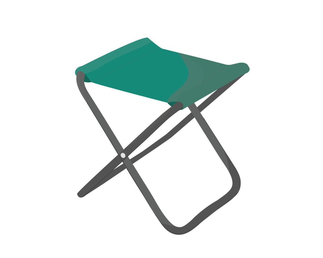 Cartoon style folding stool v vector