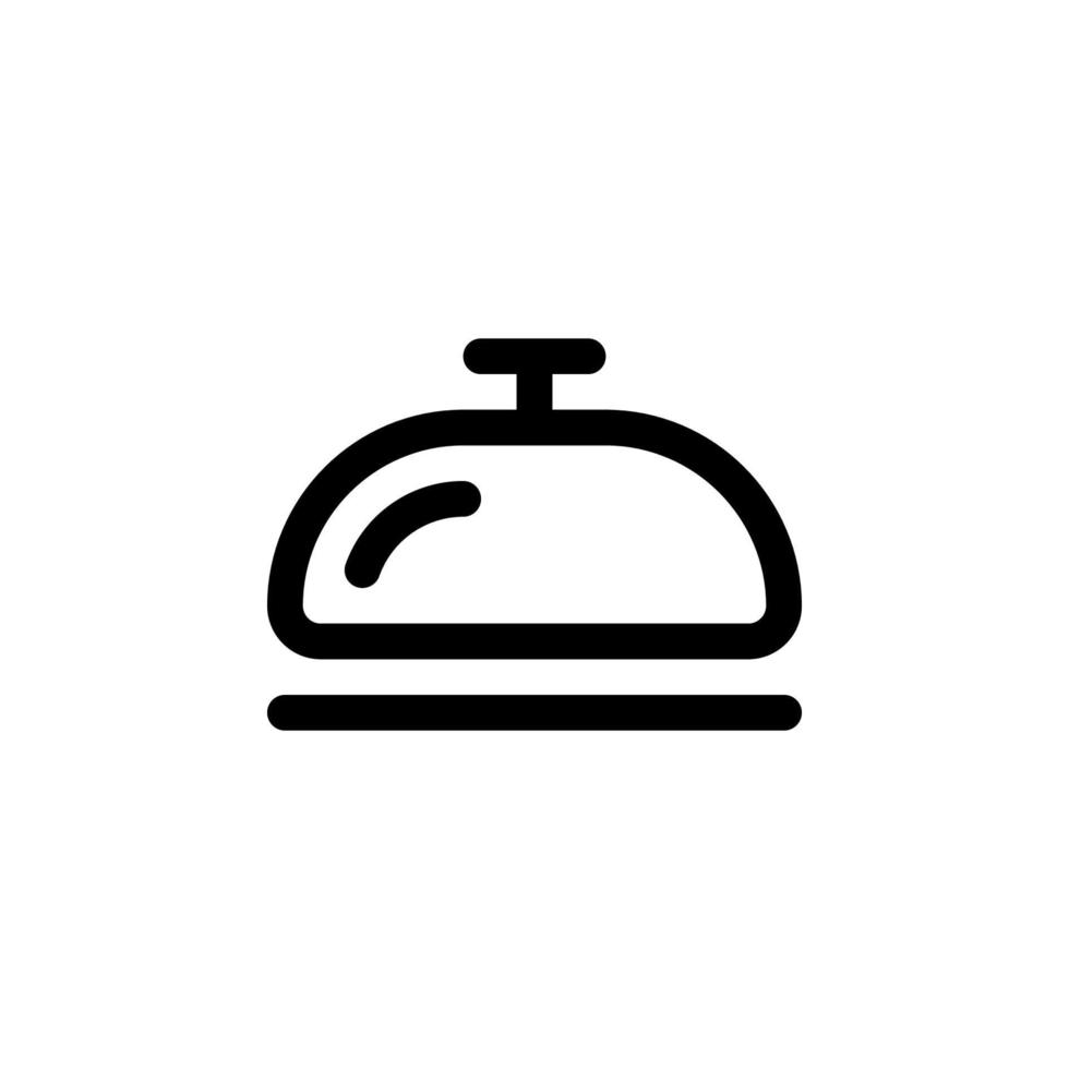 Receptionist bell icon vector for any purposes