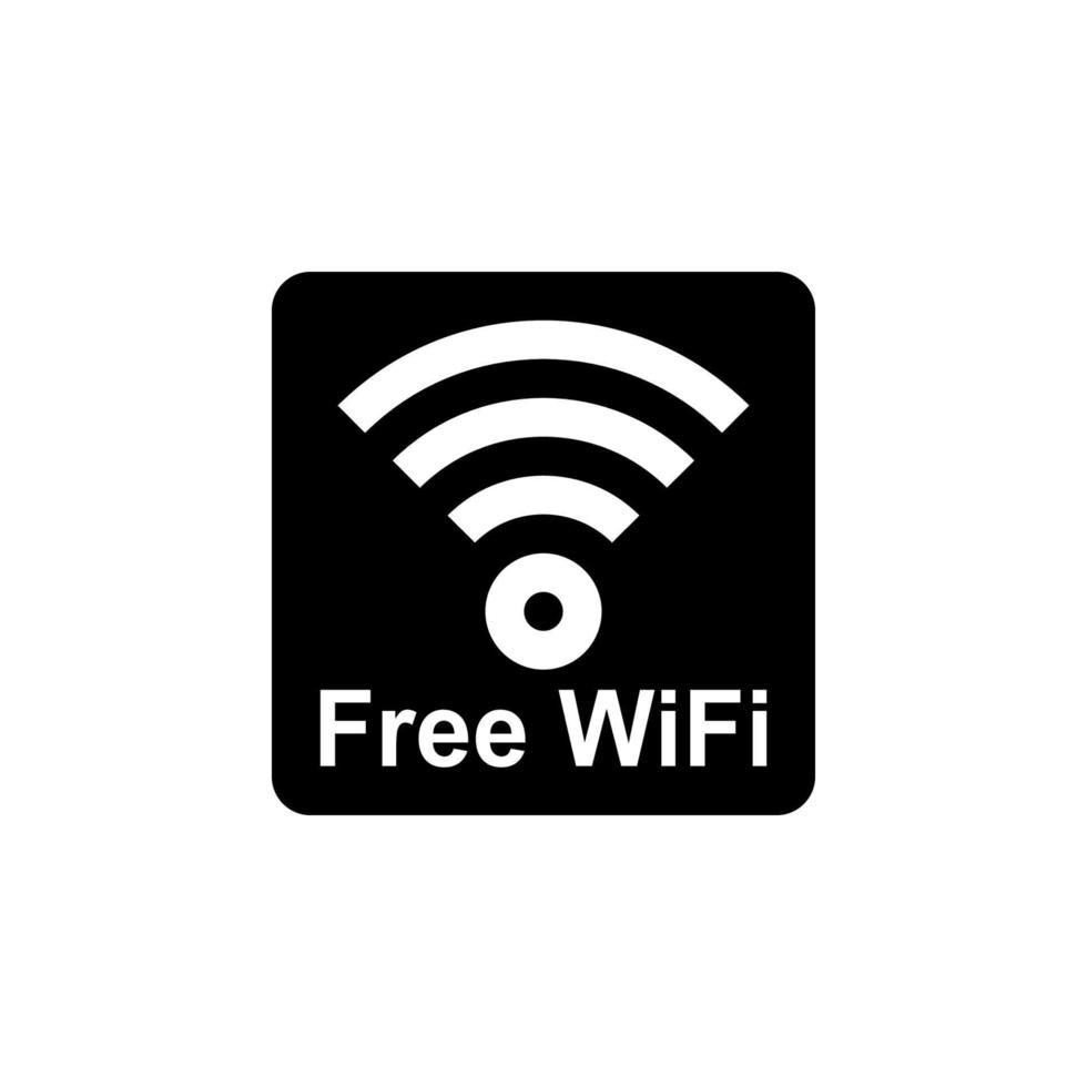 free WiFi icon vector for any purposes