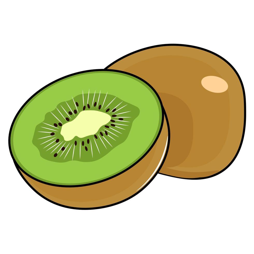 vector ilustración de kiwi Fruta