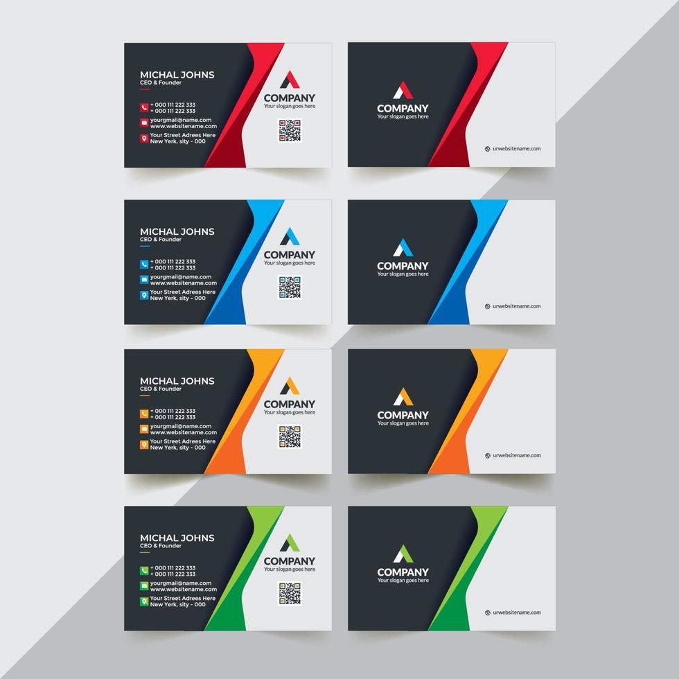 Business Card Template vector