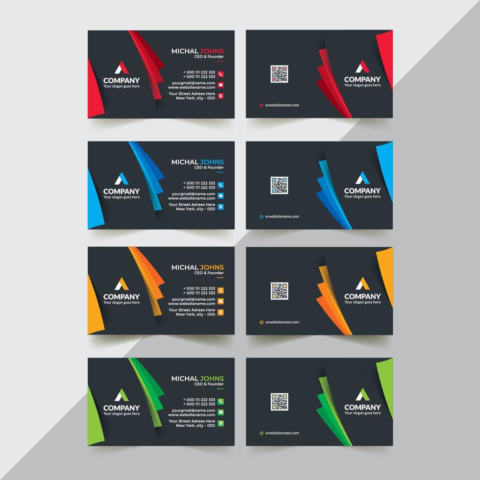 Business Card Template vector